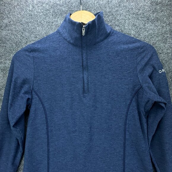 Peter Millar Top Womens Small Blue 1/4 Zip Pullover Golf‎ Korn Ferry Tour - Picture 2 of 15
